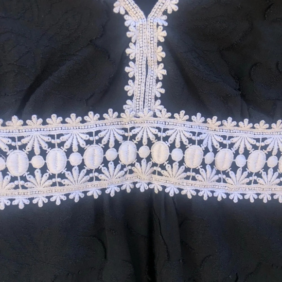 MICHAEL KORS EMBROIDERED LONG SLEEVE DRESS - Picture 4 of 4